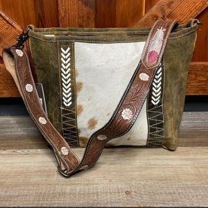 Cornell Rose Leather bag cowhide!